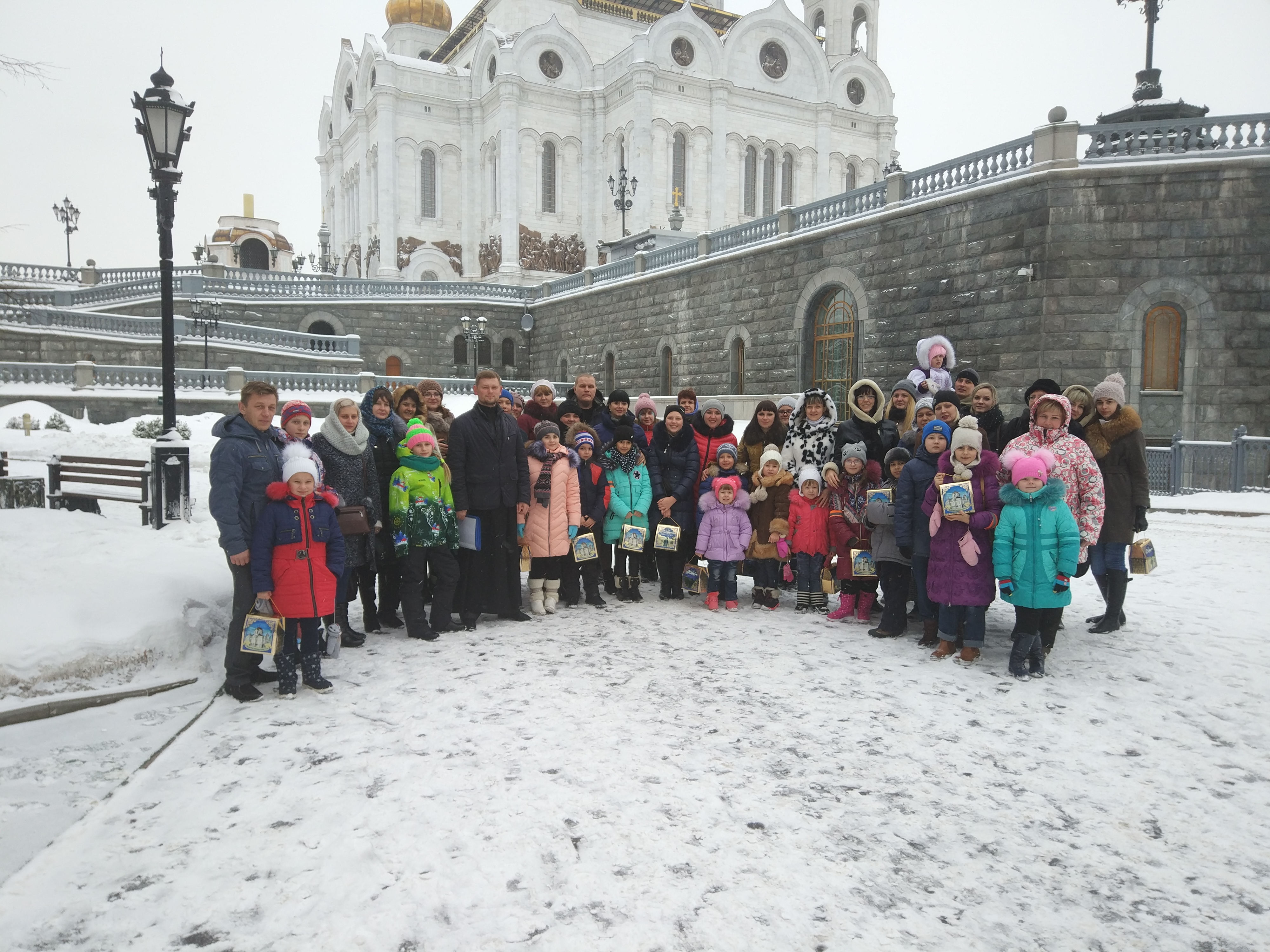 Новогодняя поездка в Храм Христа Спасителя (г. Москва)
